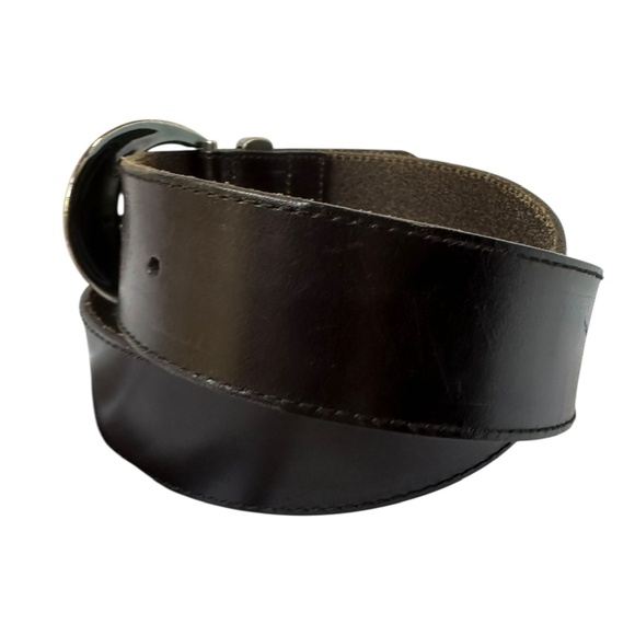 Genuine Vintage TONY BARCELO Black Leather Belt M Spain main image 7
